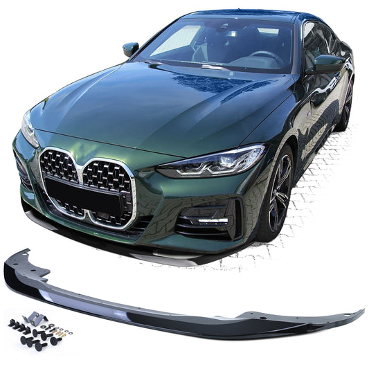 BMW 4er G22 G23 G26 da 20 Splitter Anteriore Spoiler performance nero lucido