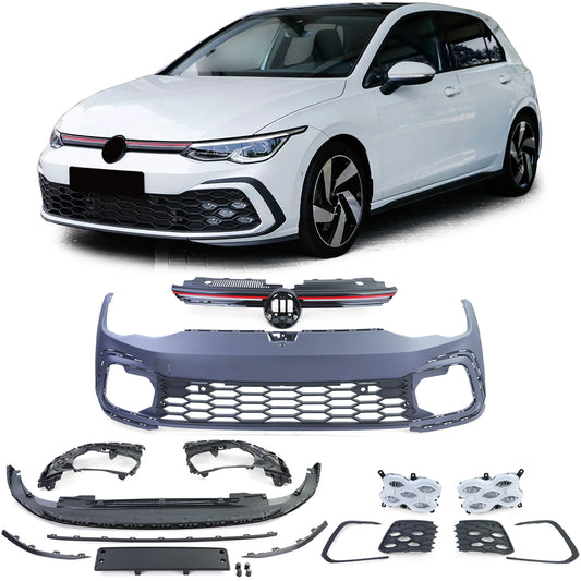 VW Golf 8 anche GTI dal 19 Paraurti anteriore sportivo