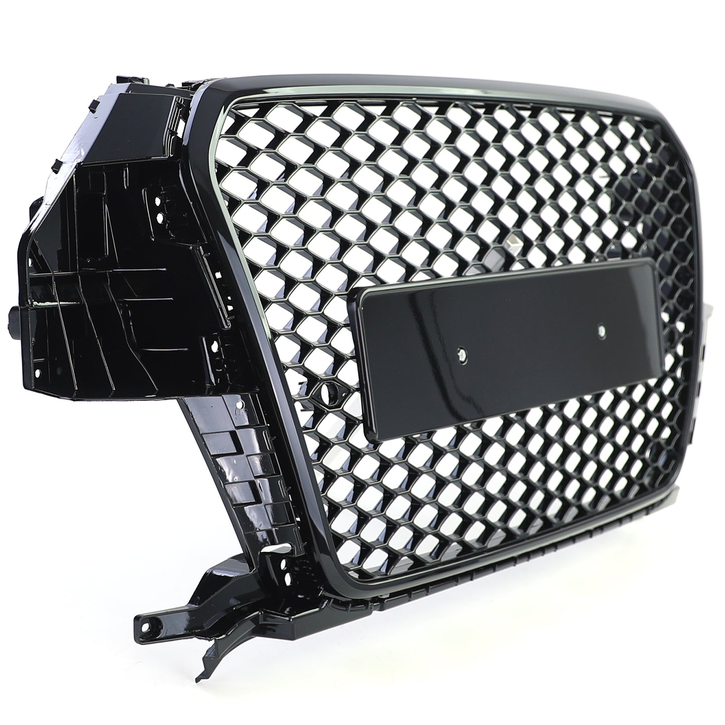Audi Q3 8U pre-Lci11-15 Griglia sportiva a nido d'ape nera lucida