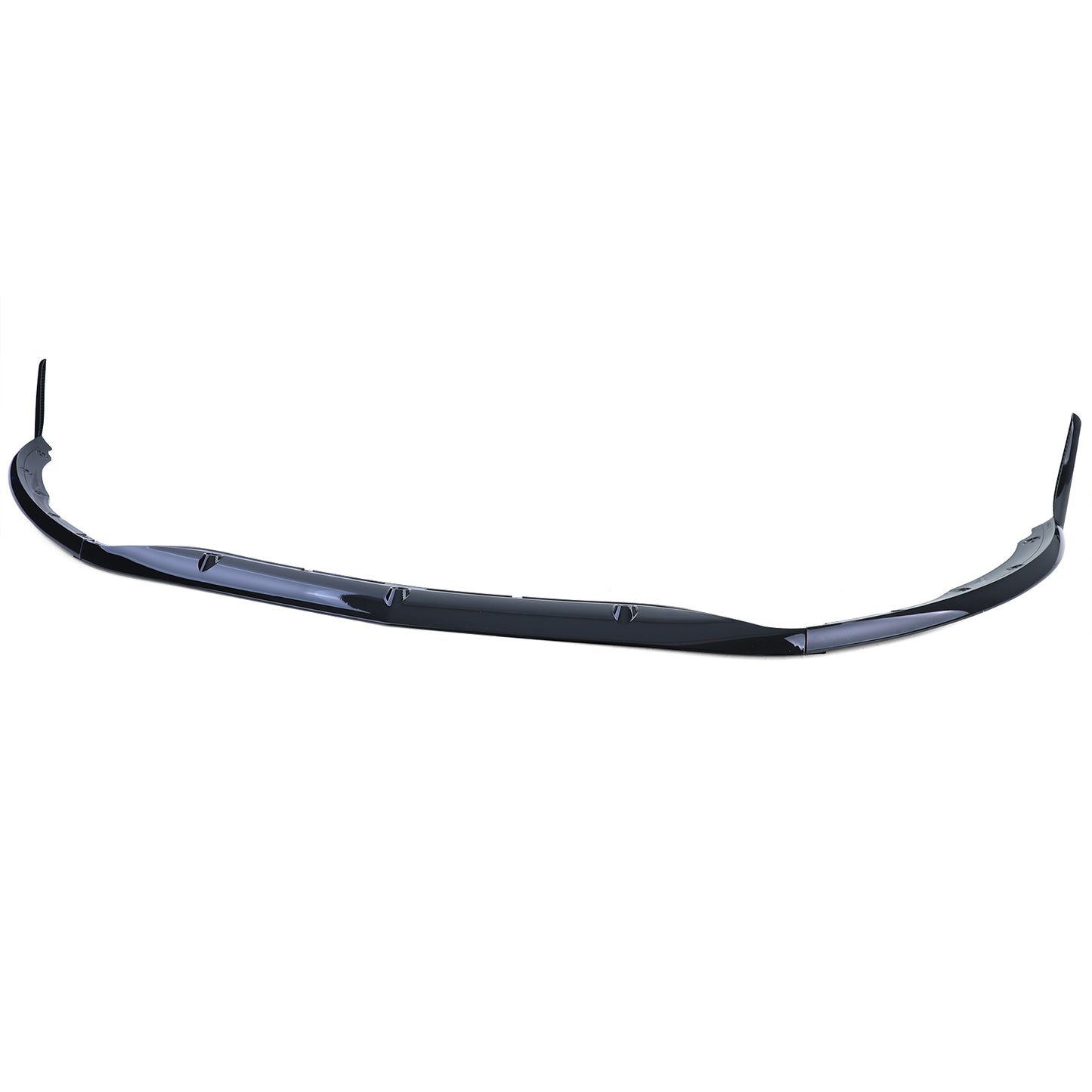 Mercedes C W205 S205 14-21 spoiler anteriore Nero lucido