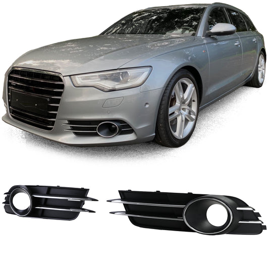 Audi A6 C7 4G 10-14 senza S-Line La griglia del paraurti cromato