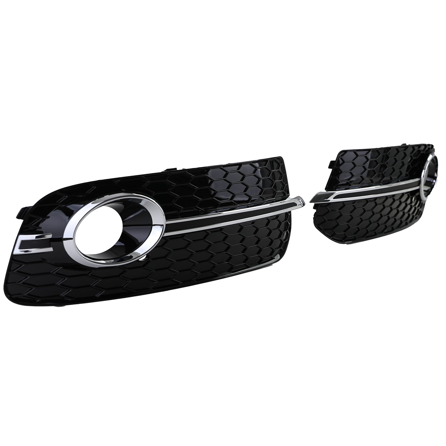 Audi Q5 8R 12-16 griglia a nido d'ape copre il paraurti cromato lucido