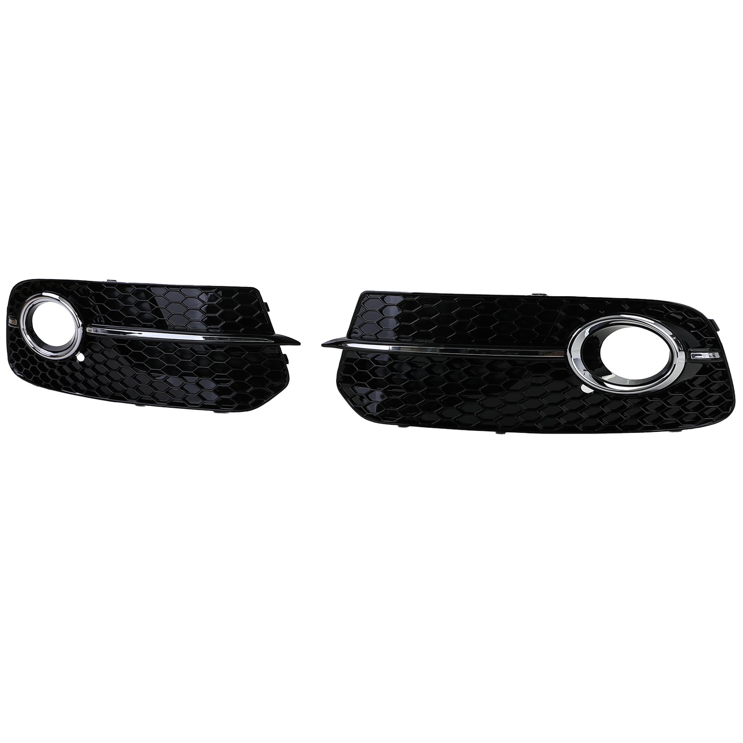 Audi Q5 8R 12-16 Griglia a nido d'ape copre paraurti nero lucido