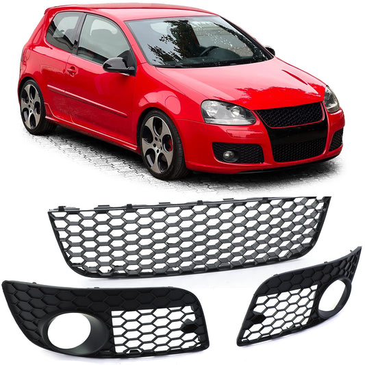 VW Golf 5 GTI 04-09 set griglia a nido d'ape