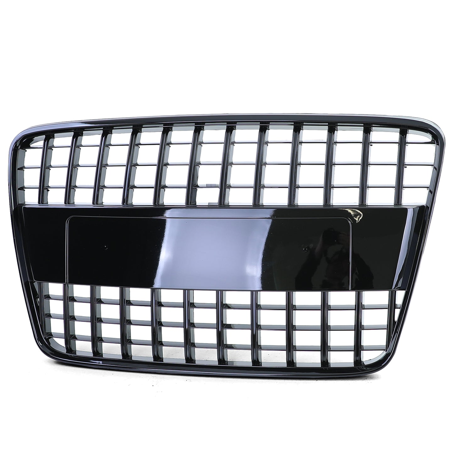 Audi Q7 4L 05-09 Griglia sportiva a nido d'ape senza emblema nero lucido