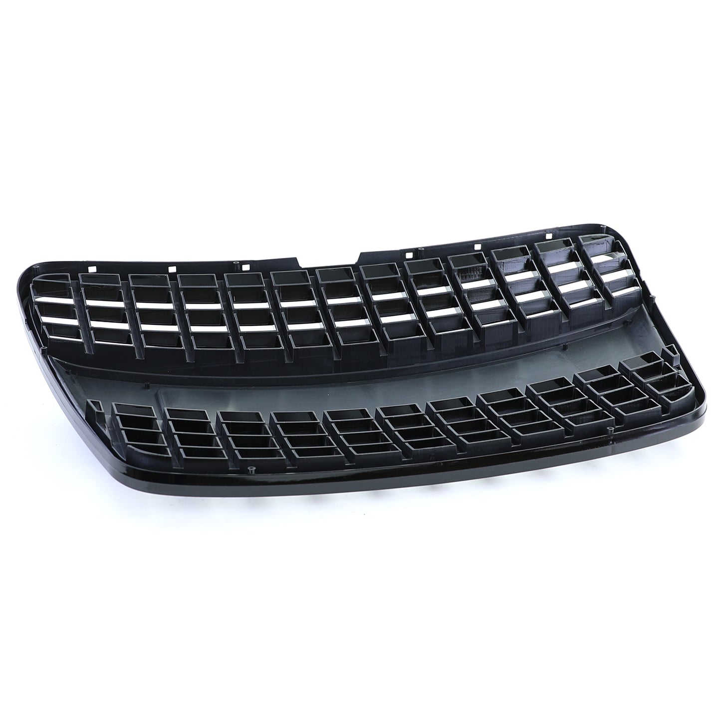 Audi Q7 4L 05-09 Griglia sportiva a nido d'ape senza emblema nero lucido