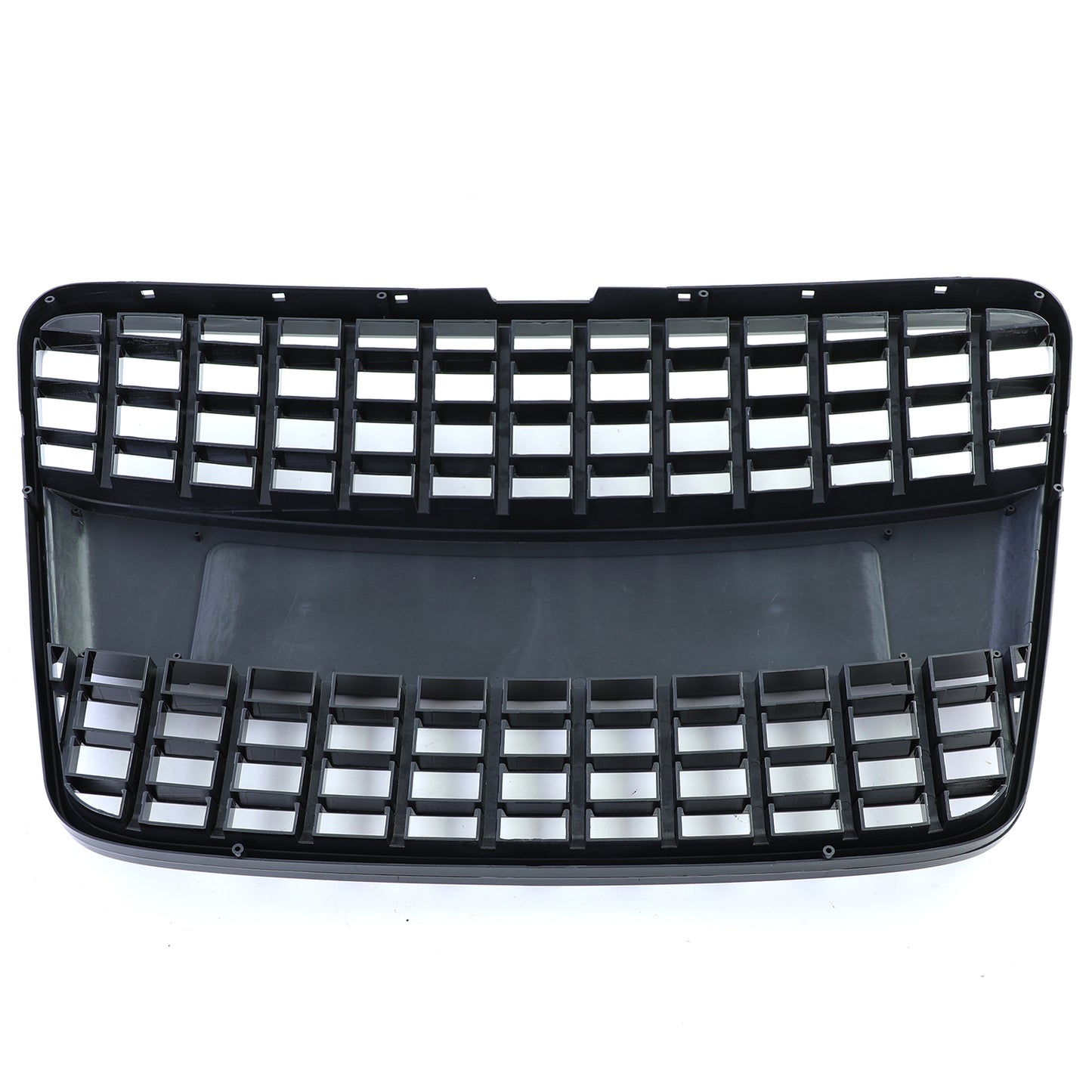 Audi Q7 4L 05-09 Griglia sportiva a nido d'ape senza emblema nero lucido