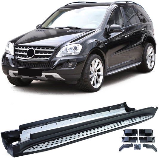Mercedes ML W164 Classe M 05-11 Pedane in alluminio