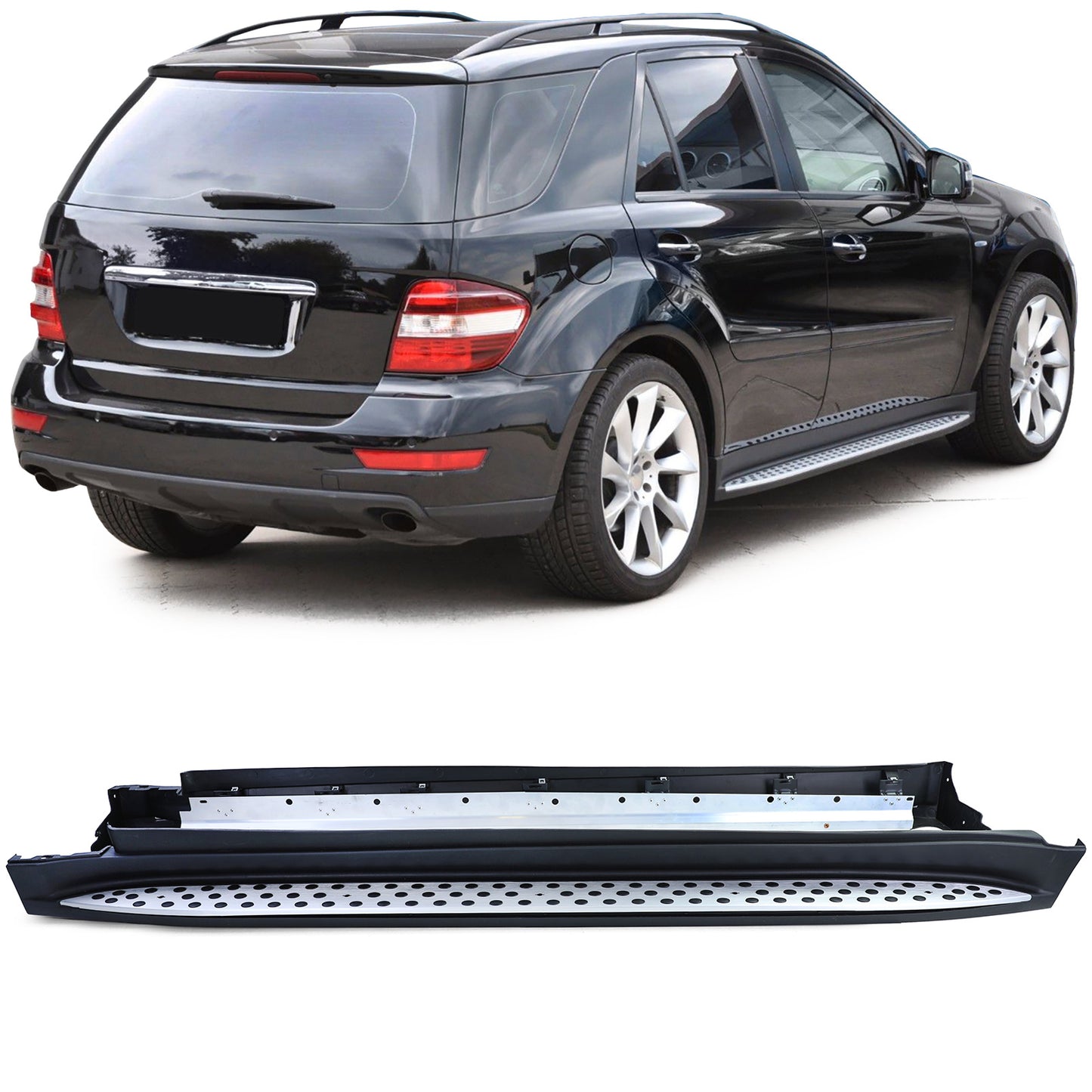 Mercedes ML W164 Classe M 05-11 Pedane in alluminio