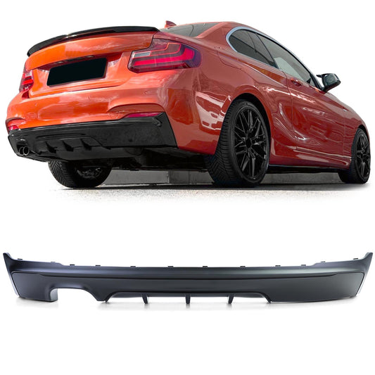 BMW 2er F22 F23 Diffusore posteriore performance nero opaco