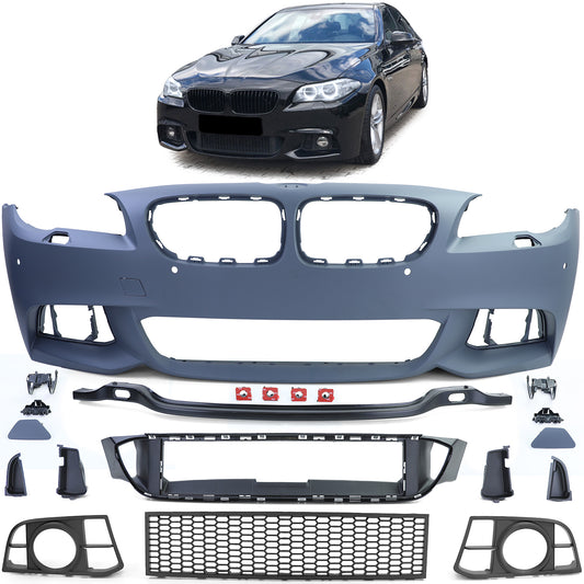 BMW Serie 5 F10 F11 13-17 Ottica sportiva paraurti anteriore PDC SRA con ABE