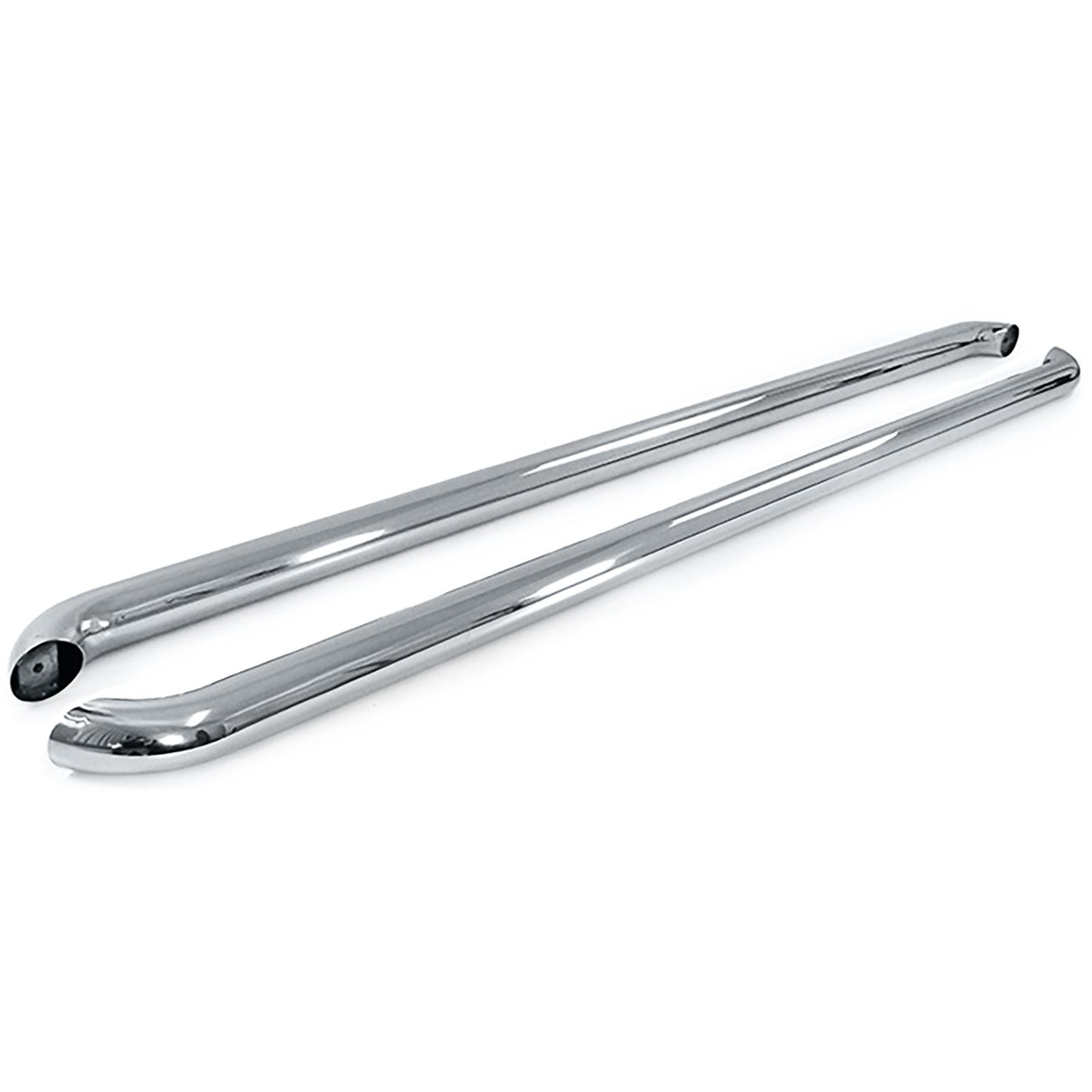 VW T5 T6 T6.1 passo corto Tubi laterali protezione sottoporta in acciaio inox lucidato