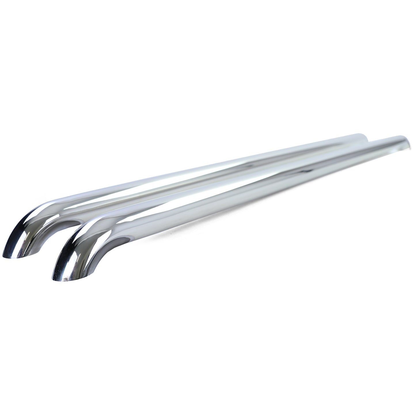 VW T5 T6 T6.1 passo corto Tubi laterali protezione sottoporta in acciaio inox lucidato