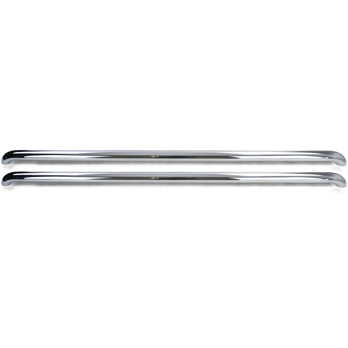 VW T5 T6 T6.1 passo corto Tubi laterali protezione sottoporta in acciaio inox lucidato