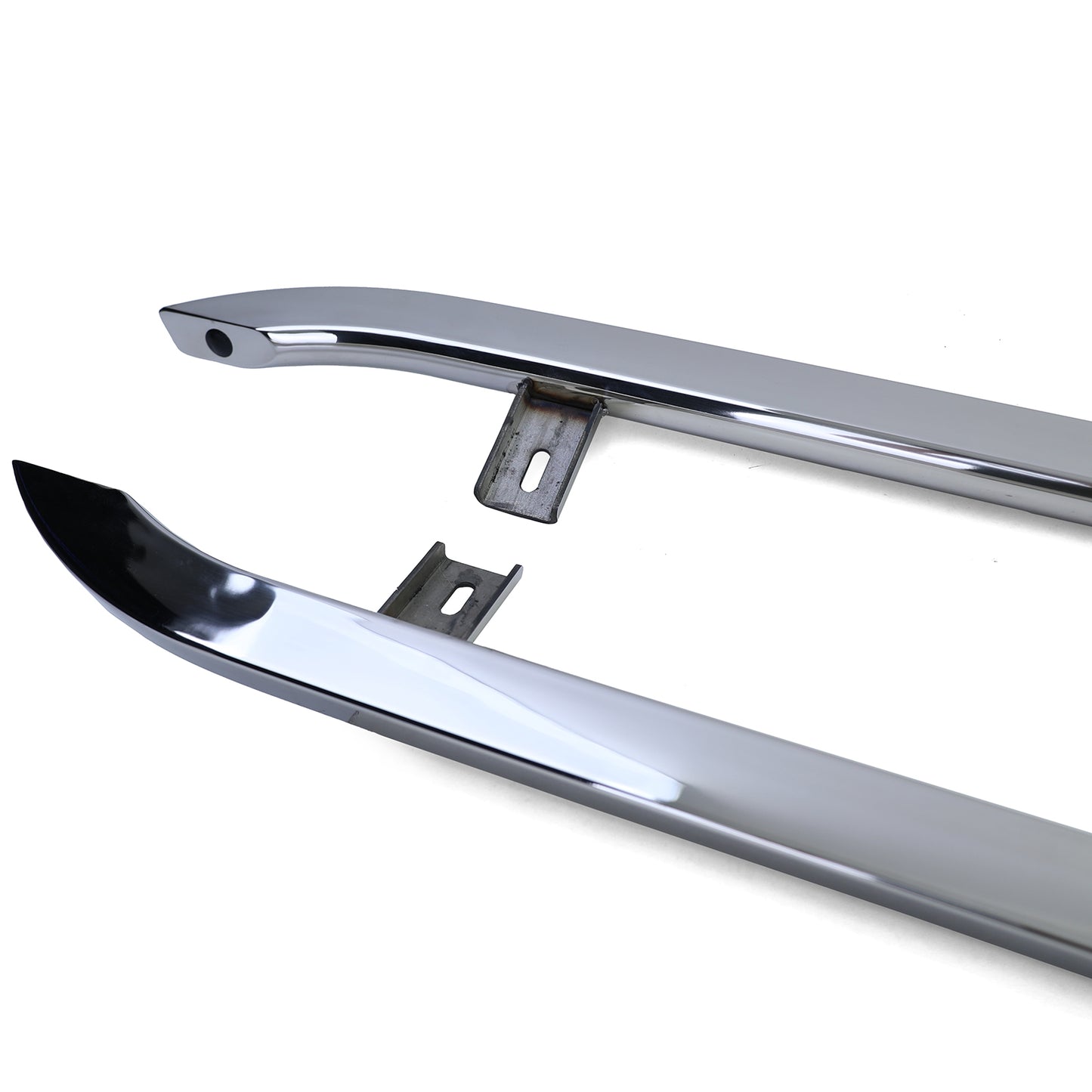 VW T5 T6 T6.1 passo corto Pedane, protezione della soglia, acciaio inossidabile lucidato