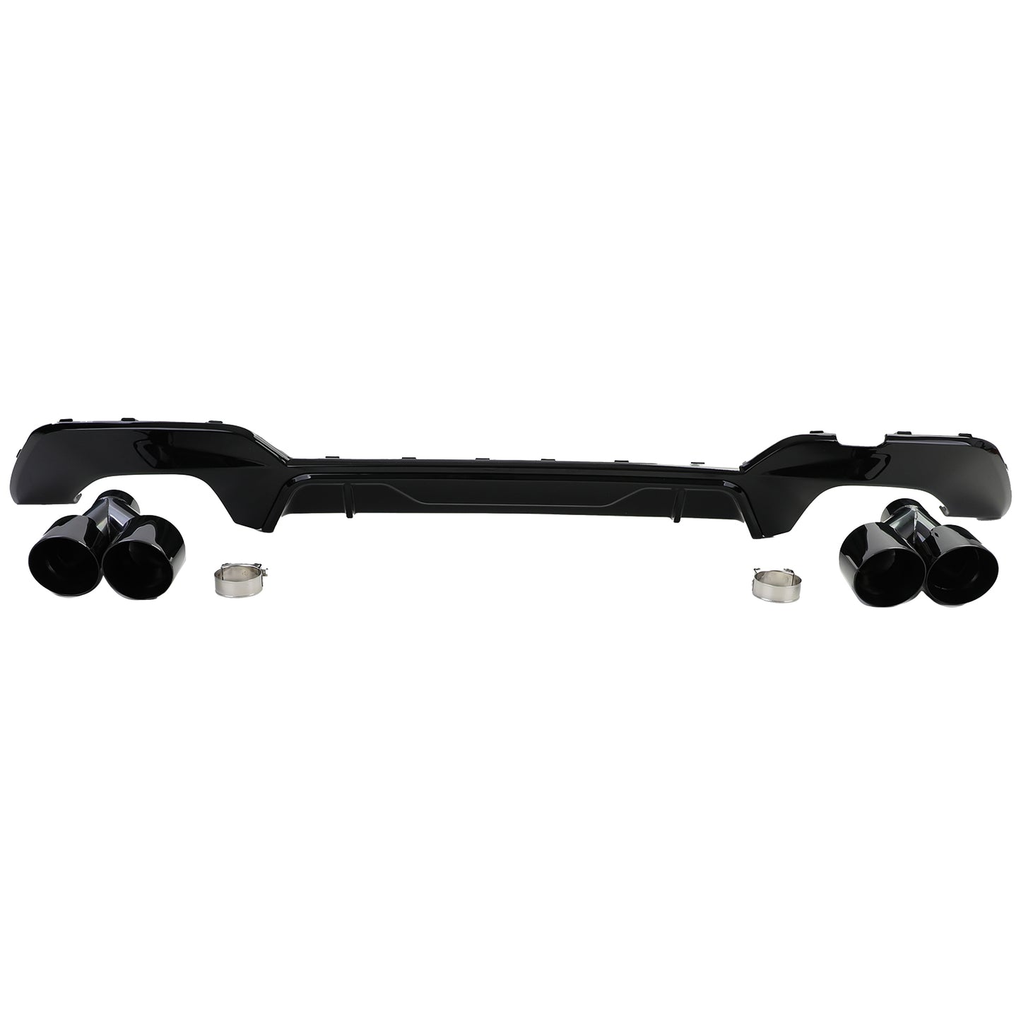 BMW G20 G21 318 320 330 Diffusore doppio tubo destra sinistra nero M3