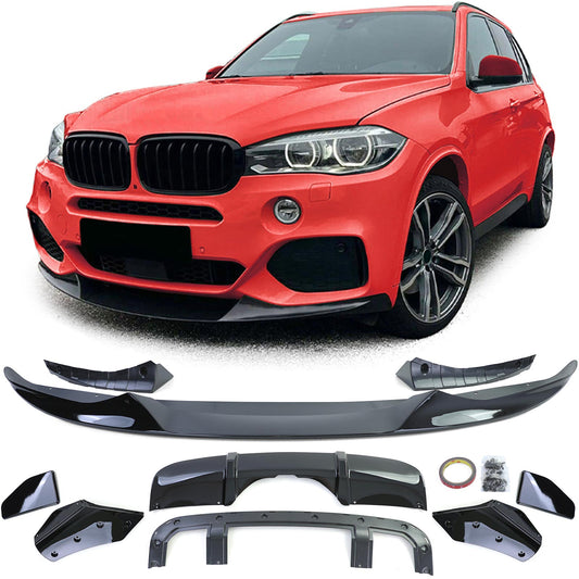 BMW X5 F15 13-18 Performance spoiler body kit anteriore posteriore nero lucido
