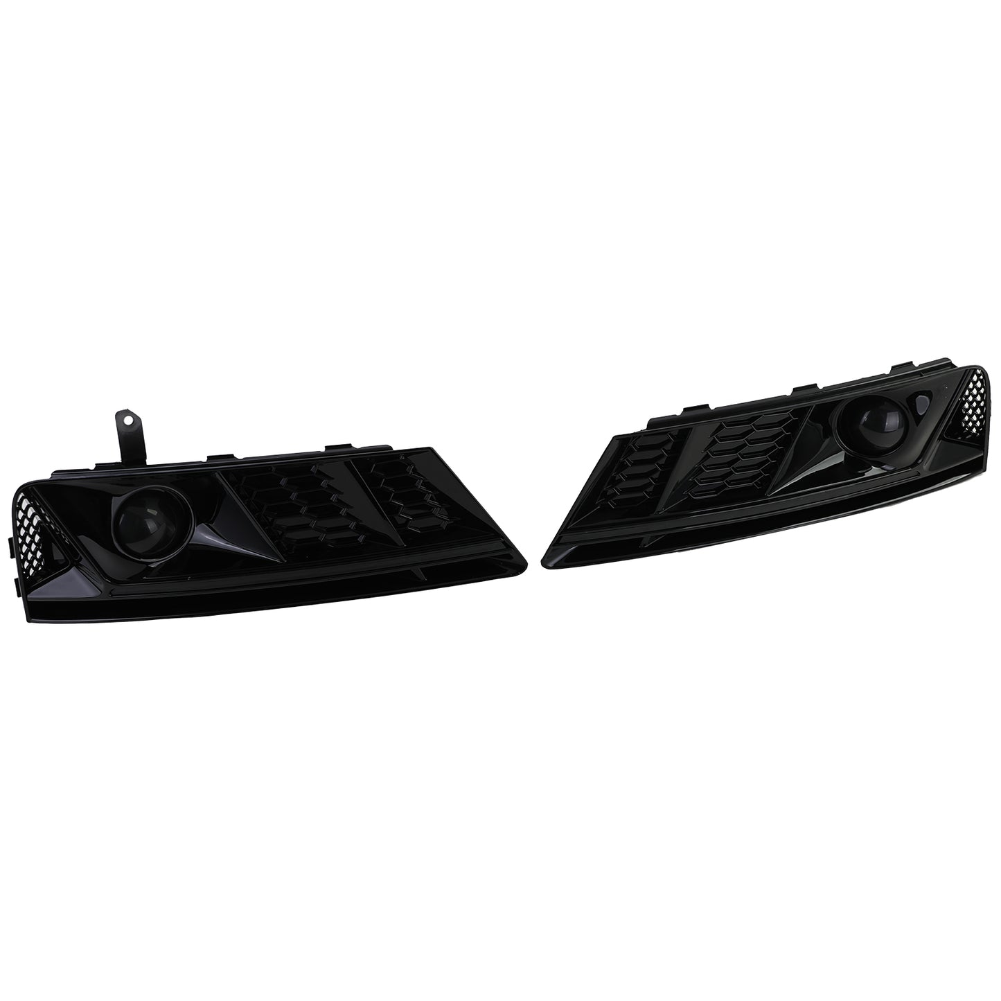 Audi A4 B9 15-19 senza S-Line La copertura lucida del paraurti con griglia a nido d'ape