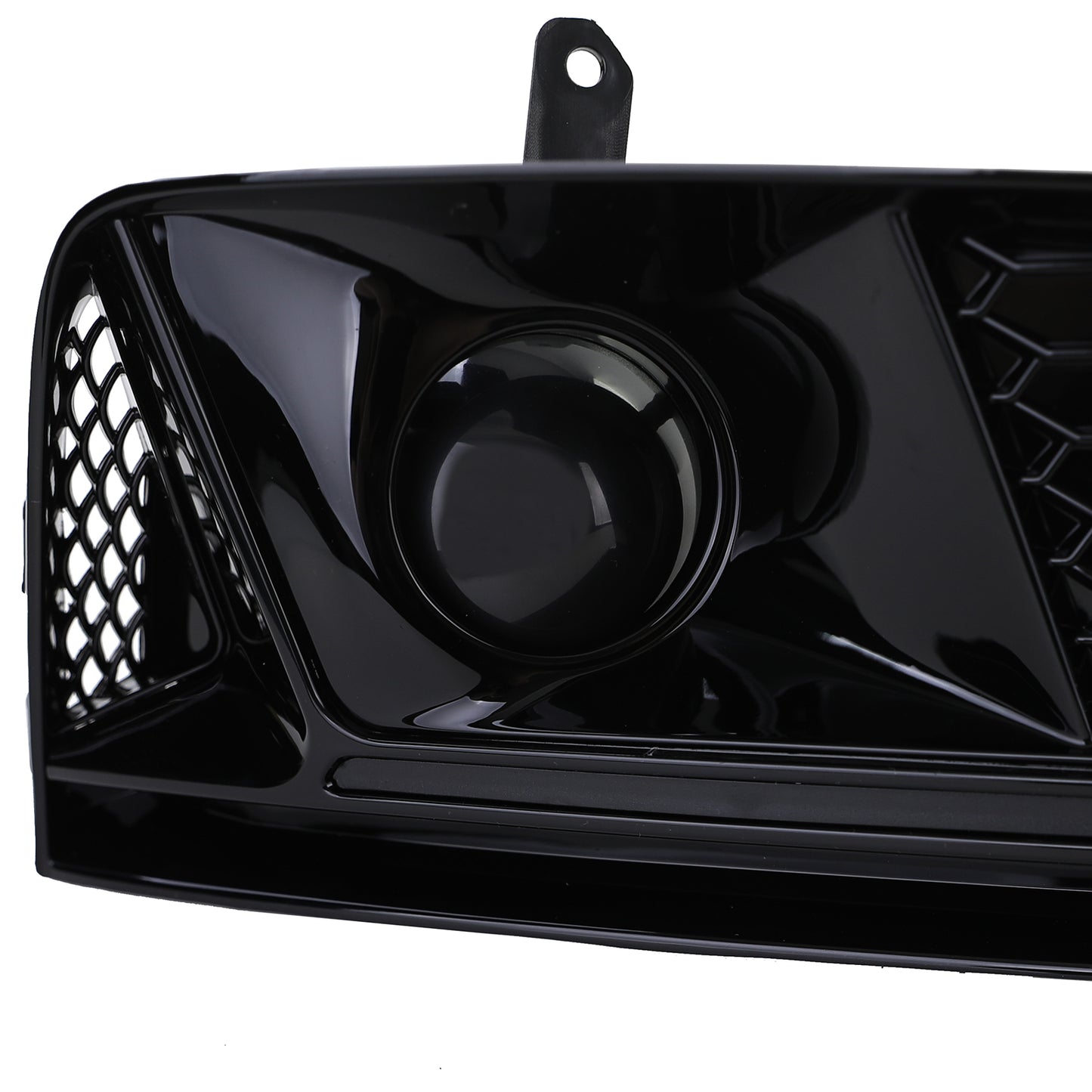 Audi A4 B9 15-19 senza S-Line La copertura lucida del paraurti con griglia a nido d'ape