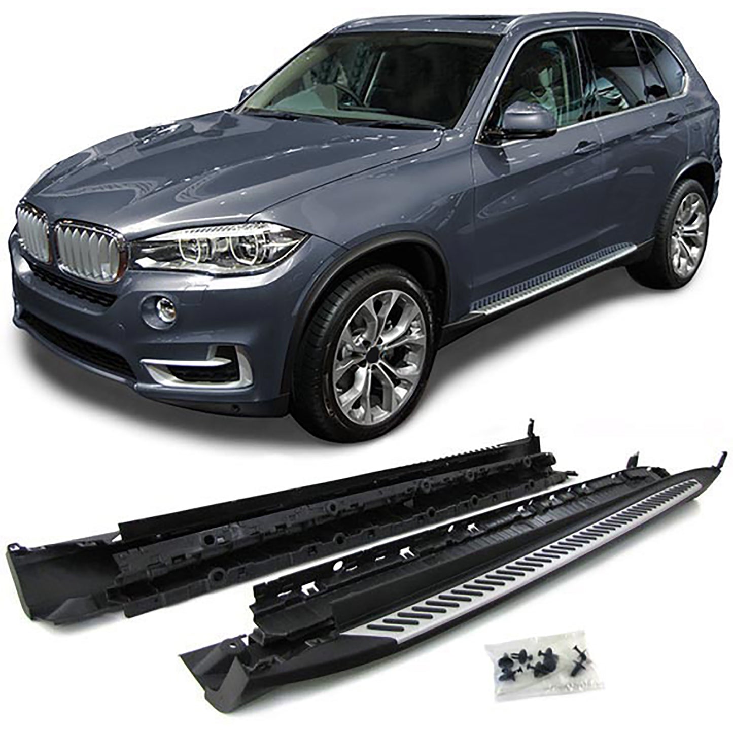 BMW X5 F15 13-18 pedane in alluminio Protezione laterale