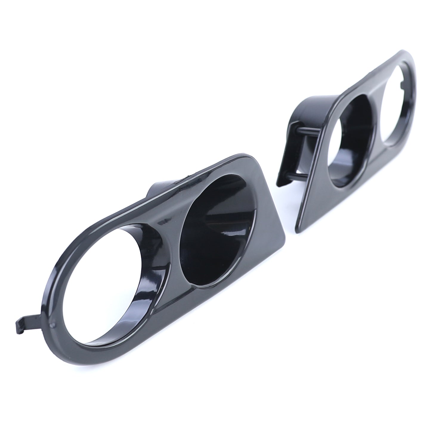 BMW M3 E46 coperture fendinebbia paraurti nero lucido