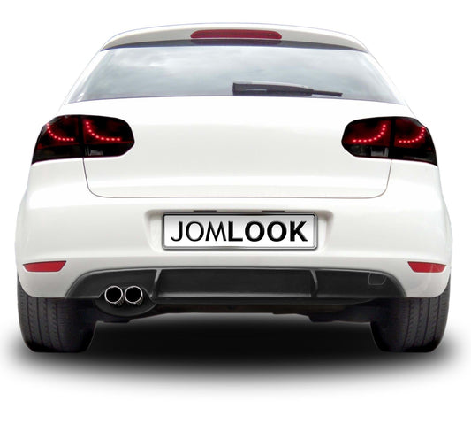 Diffusore paraurti posteriore Golf 6 VI look GTI / GT uscita di scarico solo a sinistra