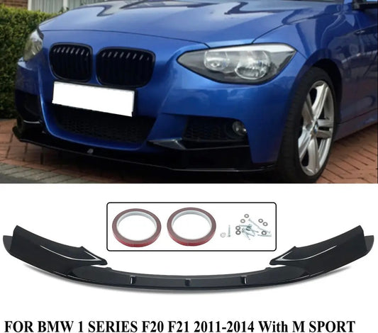 Bmw f20 f21 2010-2014 Spoiler anteriore Performance Nero Lucido