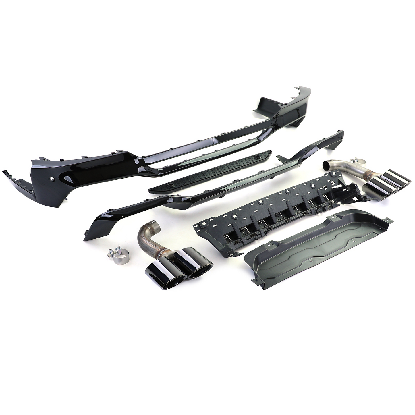 BMW X4 G02 18-21 PARAURTI POSTERIORE X4M + TERMINALI