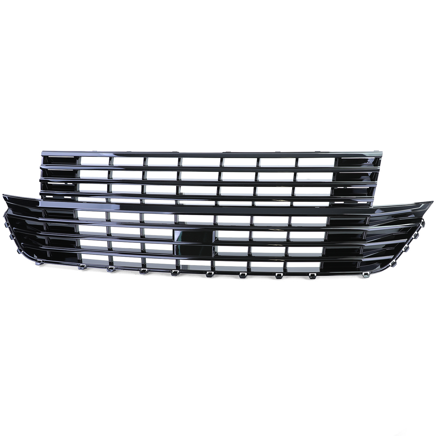 VW T6.1 Bus Multivan Facelift dal 19 Griglia del radiatore senza emblema nero lucido